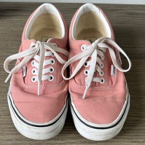 Vans Coral Canvas Sneakers with White Accents